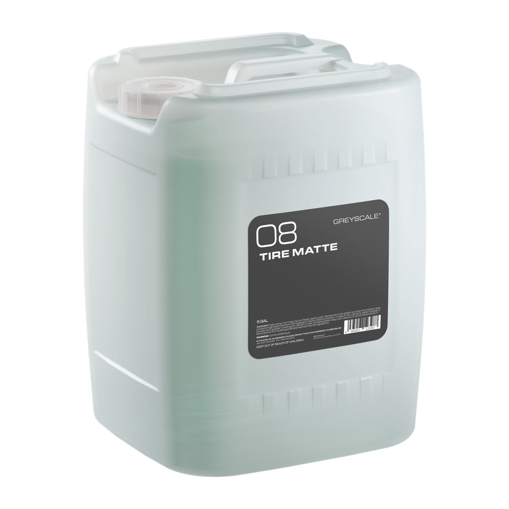 GREYSCALE 08 TIRE MATTE | Natural Tire, Trim, Interior Conditioner