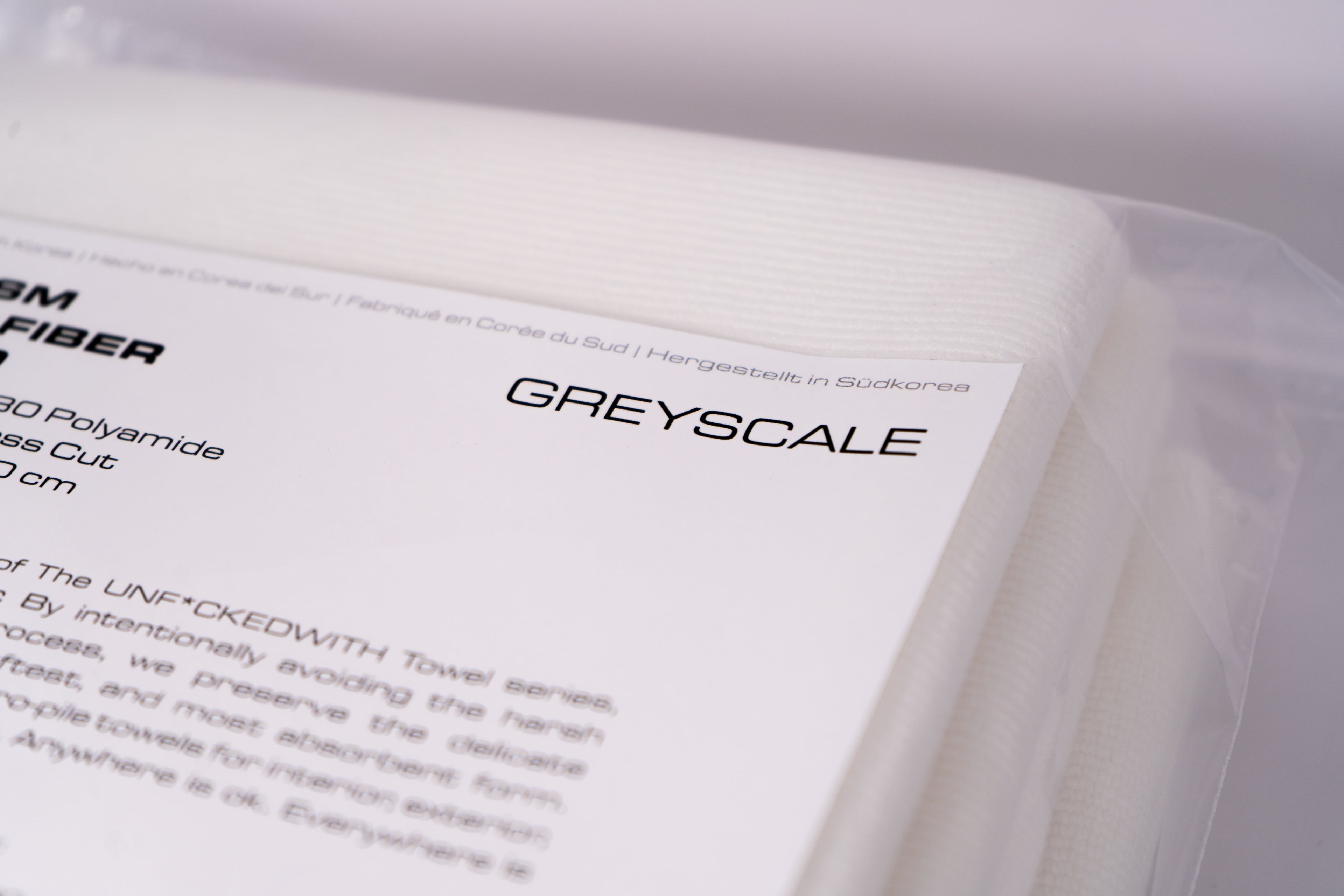 GREYSCALE 450 GSM DENSE MICROFIBER TOWELS 5-Pack | Edgeless Detail Cloths
