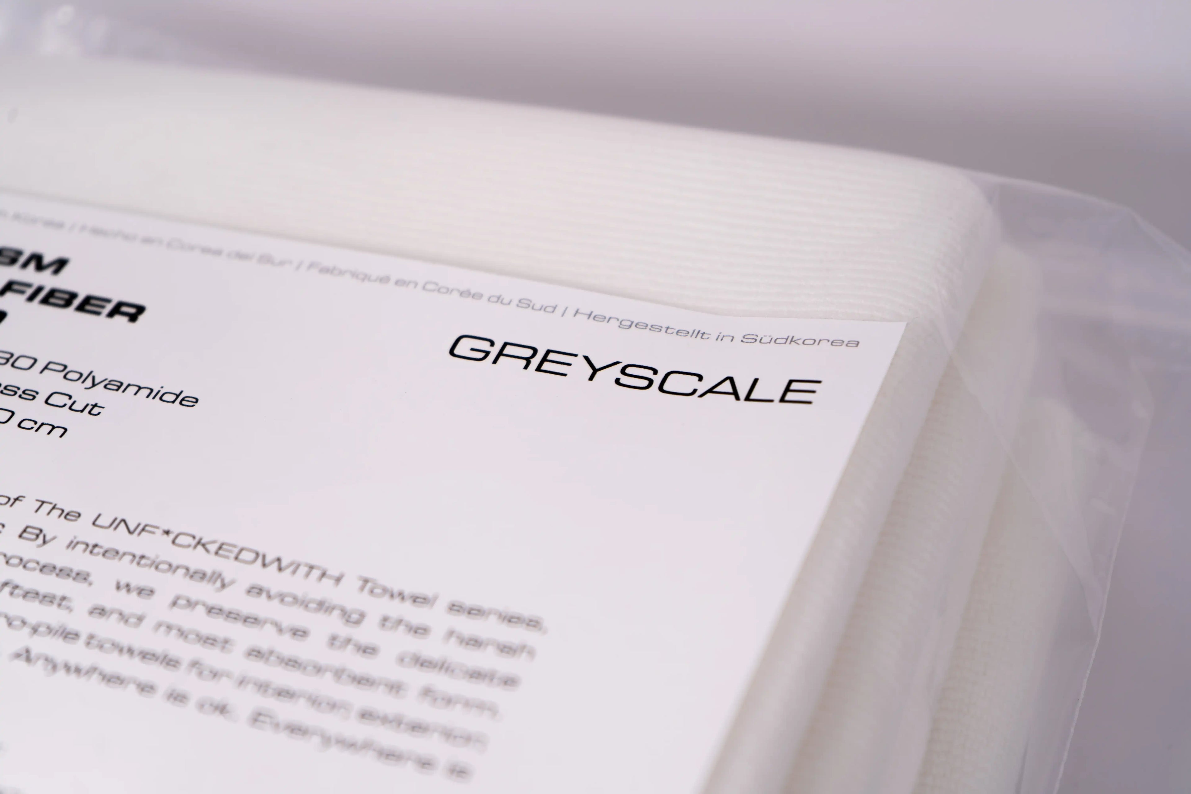 GREYSCALE 450 GSM DENSE MICROFIBER TOWELS 5-Pack | Edgeless Detail Cloths