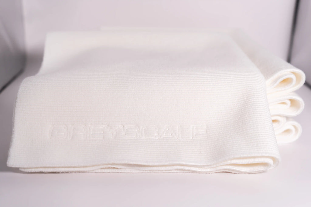GREYSCALE 450 GSM DENSE MICROFIBER TOWELS 5-Pack | Edgeless Detail Cloths