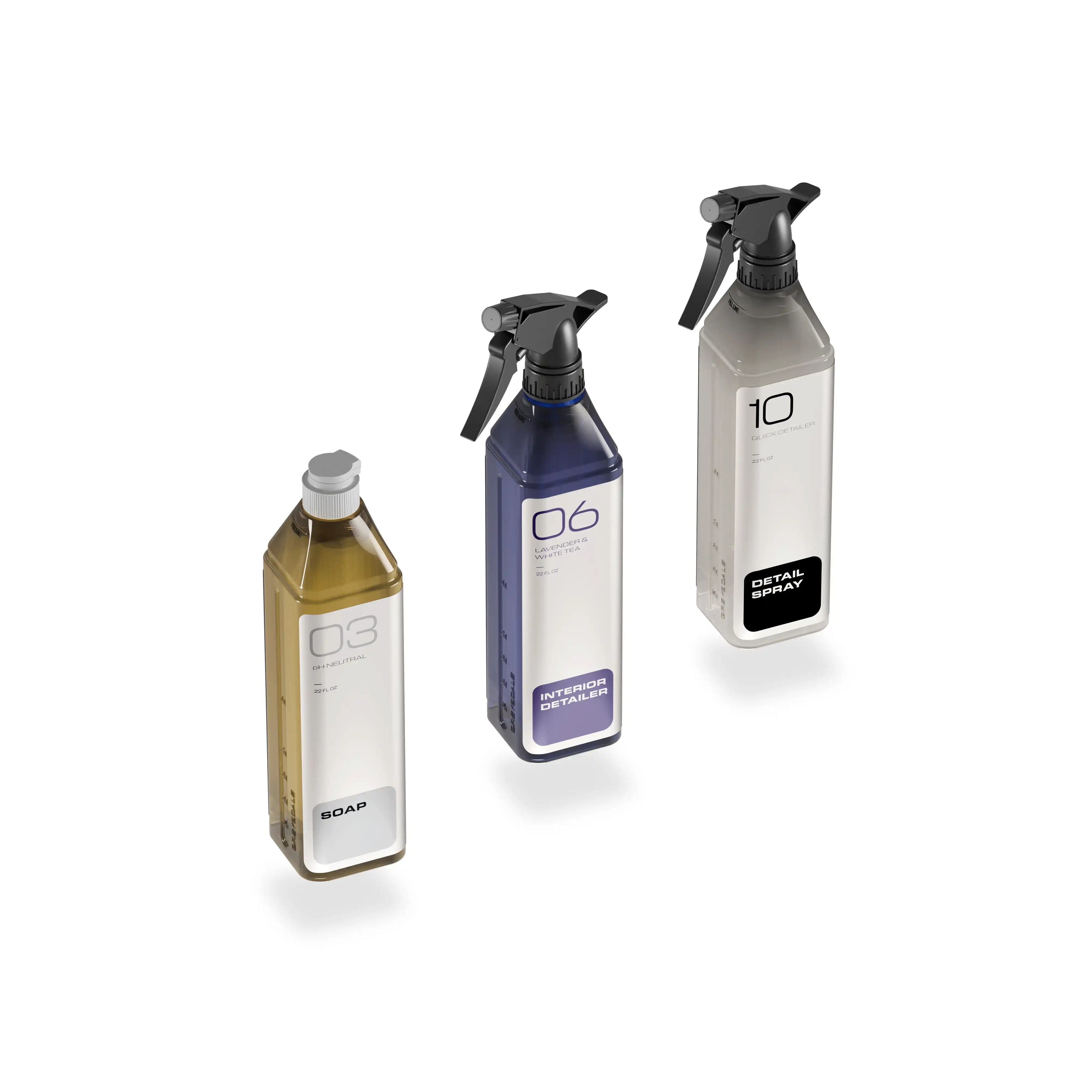 GREYSCALE STARTER Car Detailing Kit | Soap, Interior Detailer & Detail Spray