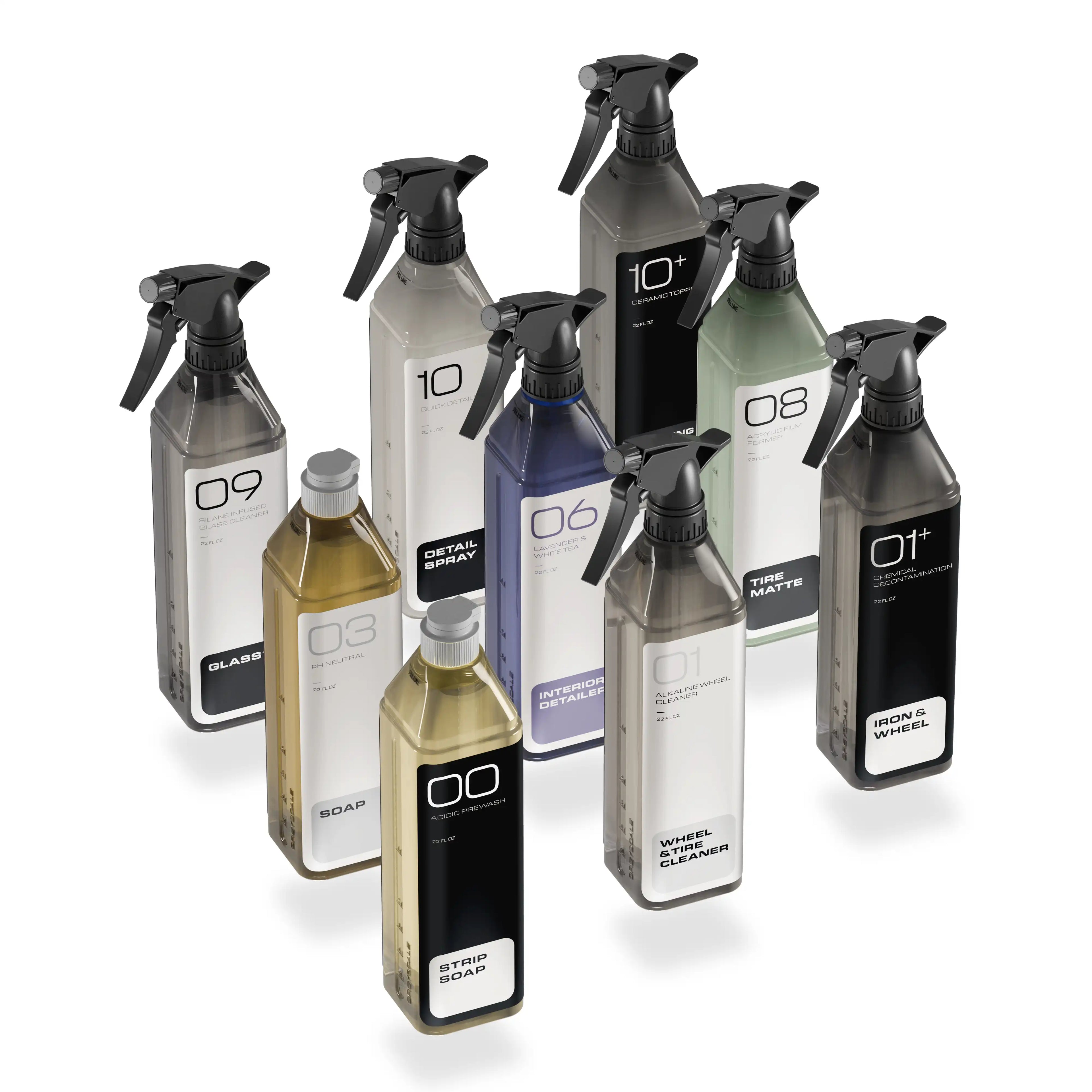 GREYSCALE THE FULL SCALE Complete Car Detailing Kit | Full Liquid System