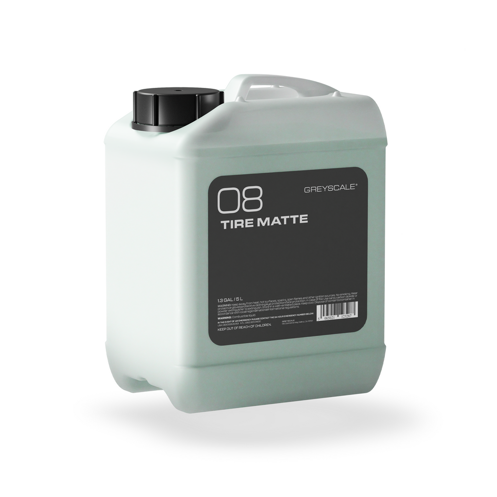 GREYSCALE 08 TIRE MATTE | Natural Tire, Trim, Interior Conditioner