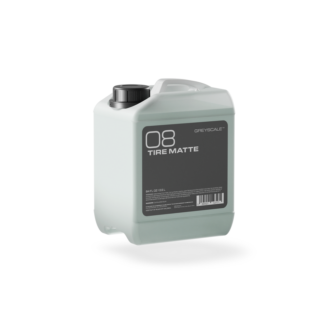 GREYSCALE 08 TIRE MATTE | Natural Tire, Trim, Interior Conditioner
