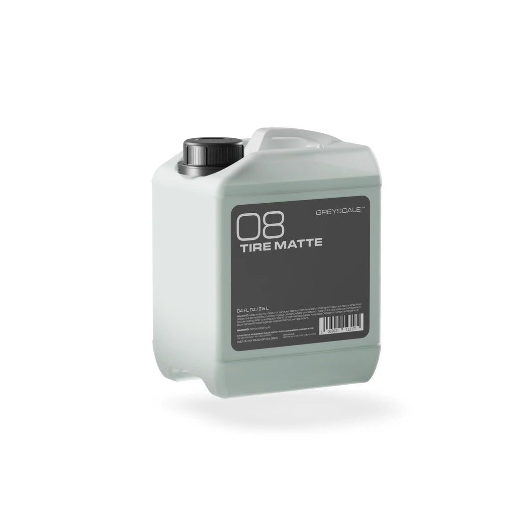 GREYSCALE 08 TIRE MATTE | Natural Tire, Trim, Interior Conditioner
