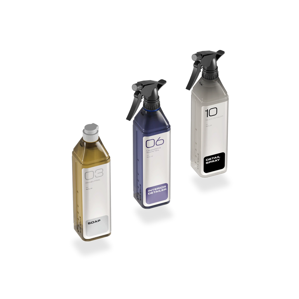 GREYSCALE STARTER Car Detailing Kit | Soap, Interior Detailer & Detail Spray