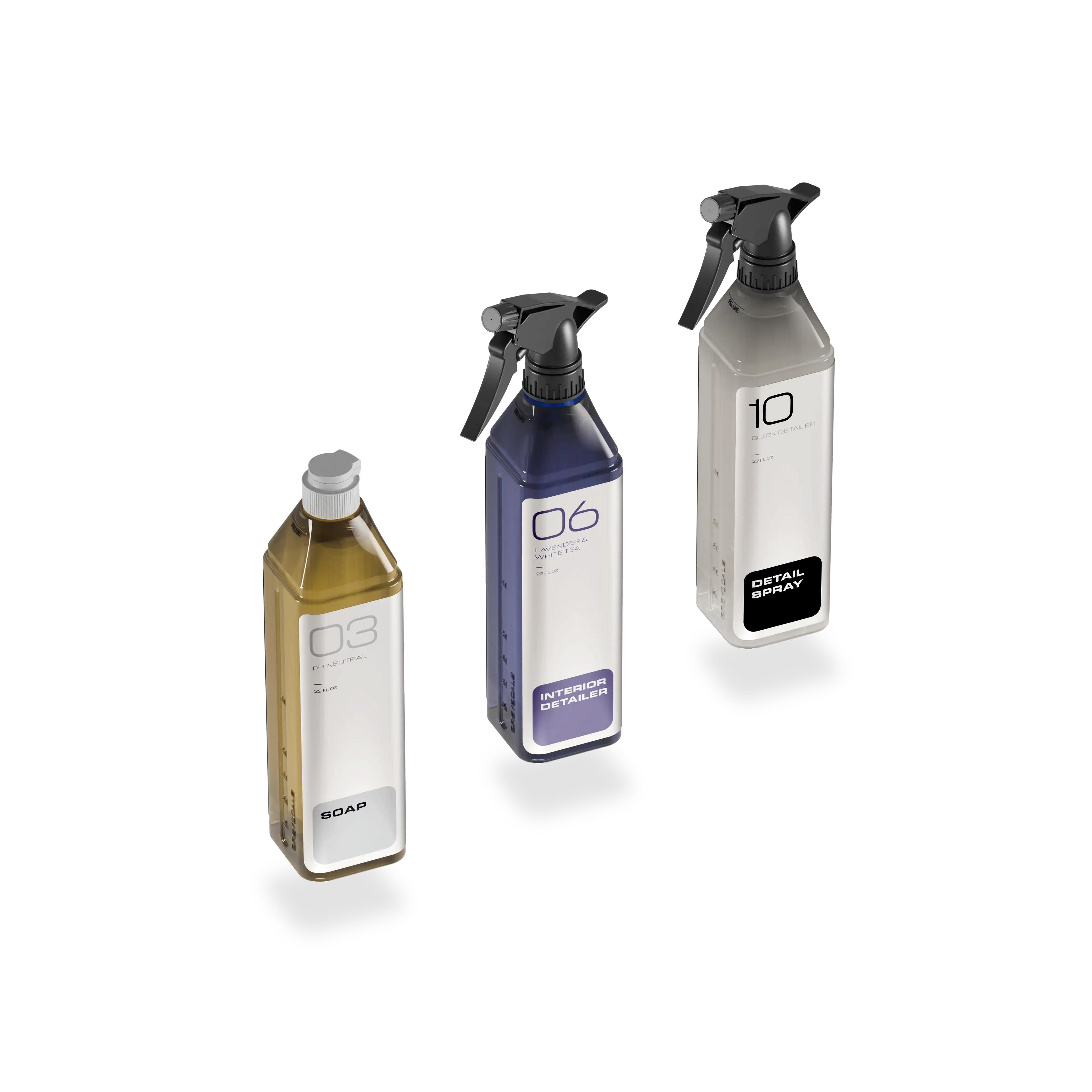 GREYSCALE STARTER Car Detailing Kit | Soap, Interior Detailer & Detail Spray