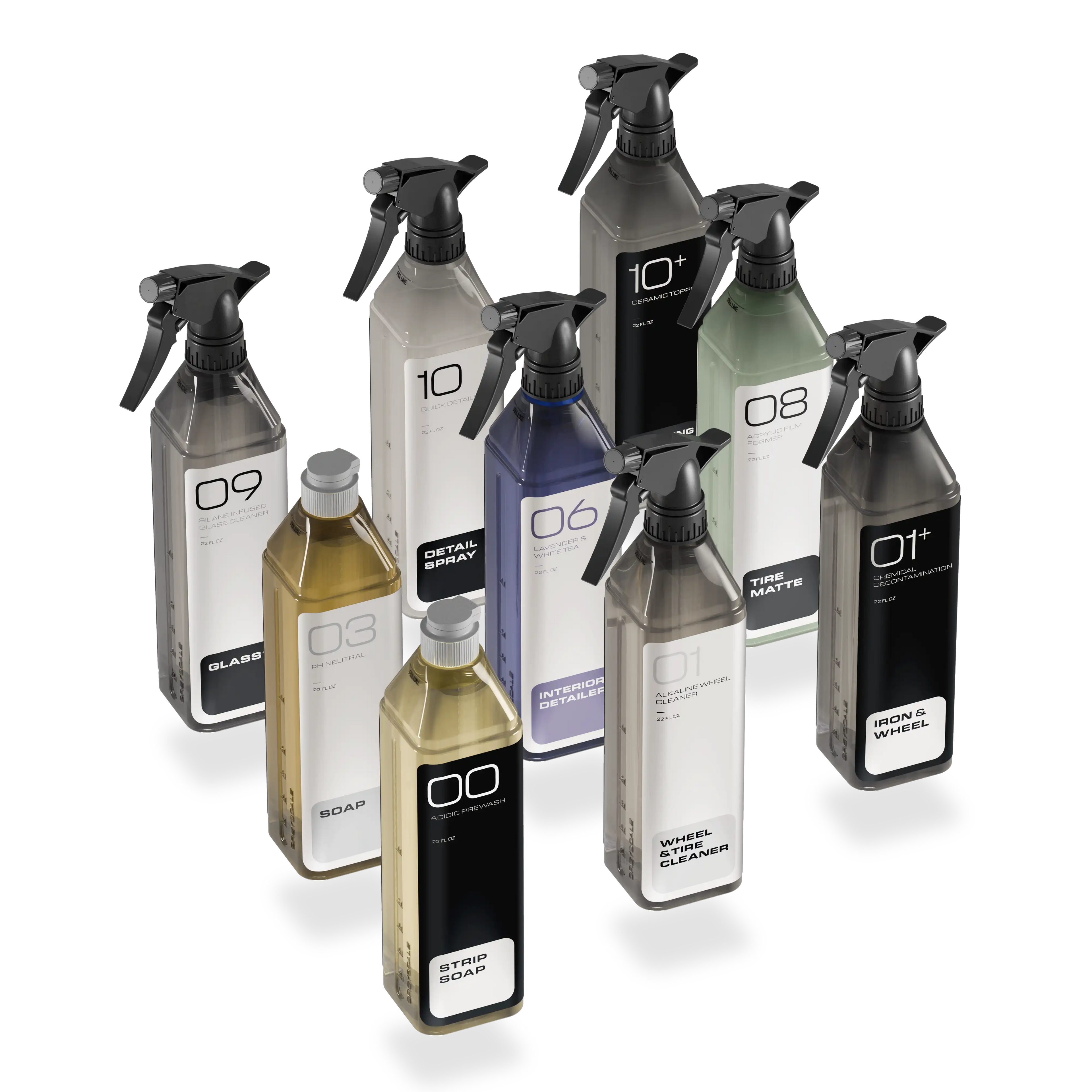 GREYSCALE THE FULL SCALE Complete Car Detailing Kit | Full Liquid System